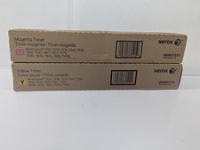 2X Genuine Xerox Yellow, Magenta Toner 006R01514 15 WC: 7525,30,35,45,56,7830,35