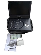 Magnavox MPD102 Portable DVD player 10.2  Monitor Charger Remote Tested  Works