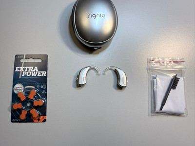 Signia Motion 2 PX miniBTE pair open fitting app controls