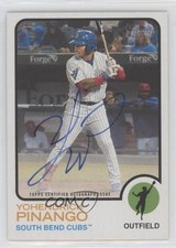 2022 Topps Heritage Minor League Edition Real One Yohendrick Pinango Auto 06z2