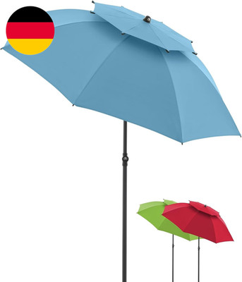 Doppler Sonnenschirm 200Cm I Für Strand Sowie Balkon & Terrasse I Schirm Höhenve