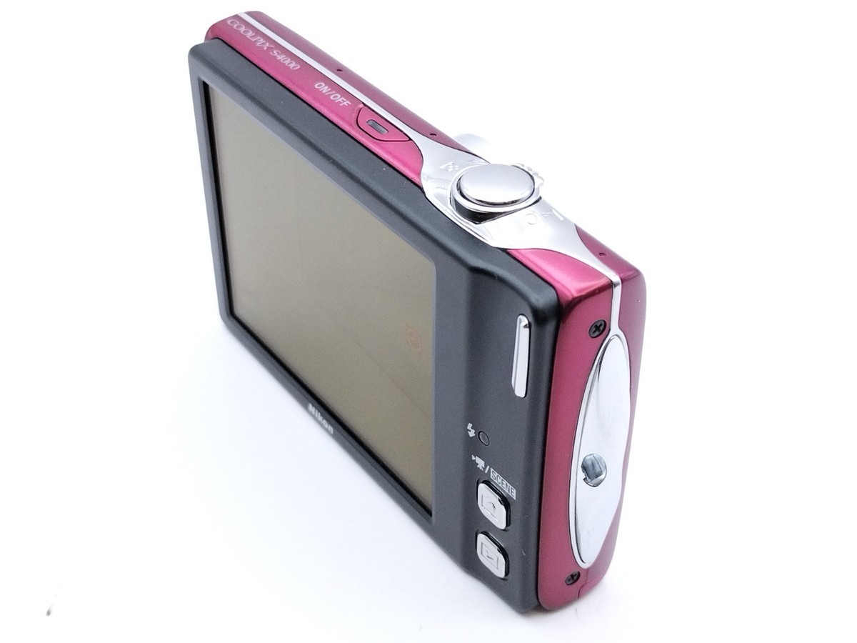 Nikon COOLPIX S4000 Pink (Ruby Red) 12.0MP 4x Digital Camera
