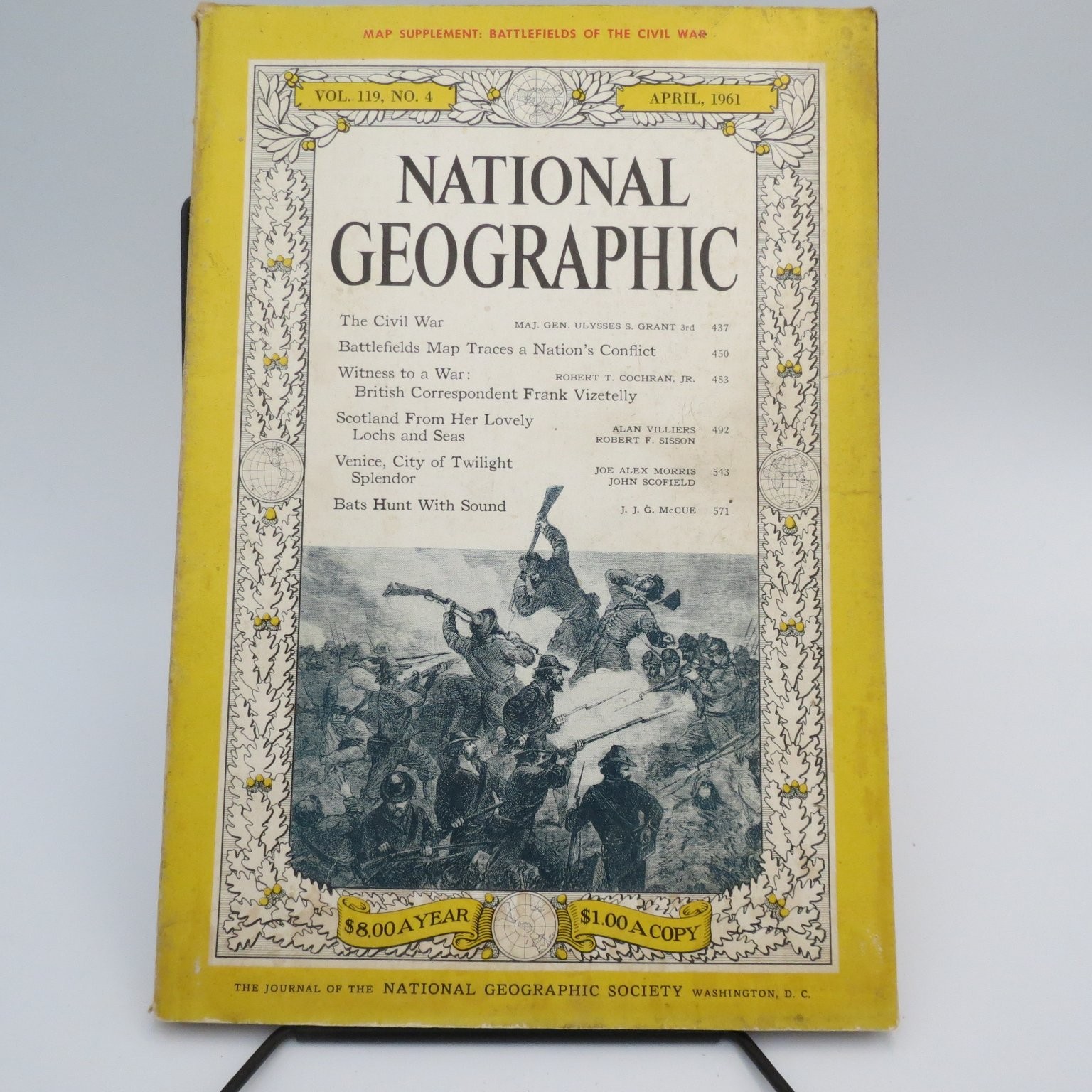 NATIONAL GEOGRAPHIC Magazine APRIL 1961 Vol. 119 No. 4