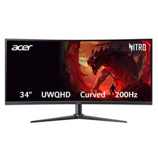 Acer 34" Curved Gaming Monitor 3440x1440 200Hz HDR Ultrawide XZ340CUR