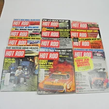 1973 HOT ROD MAGAZINE 12 ISSUES FULL COMPLETE YEAR RACING CARS MUSCLE CUSTOM