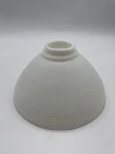 Milk Glass Torchiere Lamp Shade with A Waffle Pattern 4.5". Vintage