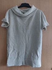 Strenesse Damen Pullover Kurzarm Kaschmir Gr.38 beige gebraucht