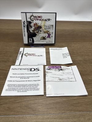 CHRONO TRIGGER Sq Enix CIB Nintendo DS Case, Poster, & Manual *Authentic, Tested