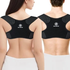 Posture Corrector for Women & Men, Back Straightener Adjustable Straps Compac...