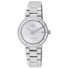 Mido Commander II Automatic Diamond White MOP Dial Ladies Watch M0142071111680