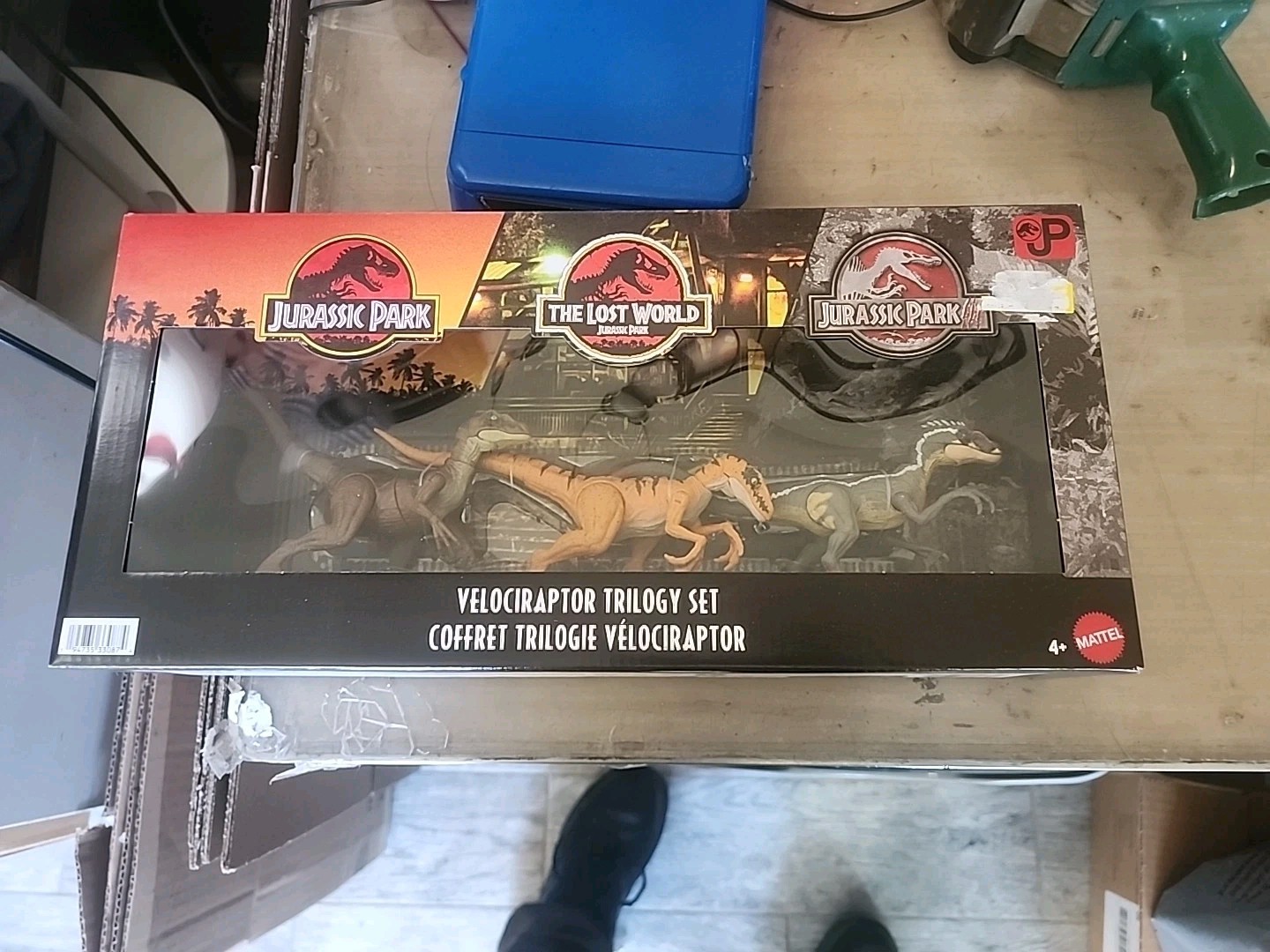 Juego de trilogía Velociraptor 2025 Jurassic World Jurassic Park MUNDO PERDIDO III sellado