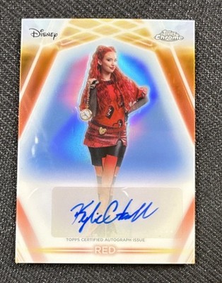 Topps Chrome 2026 Disney Neon Etch Autograph Red Kylie Cantrall CNA-KC (1:301)