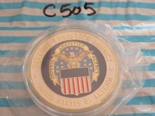 DEFENSE LOGISTICS AGENCY UNITED STATES OF AMERICA CHALLENGE COIN  C505