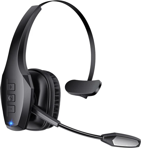 Bluetooth Headset Wireless 55Hrs Battery & Noise Cancelling Long Use Mic HD - Picture 9 of 9
