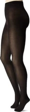 L'eggs Women's Silky Soft Opaque Tights 60 Denier Black Pantyhose Nylons Q00031