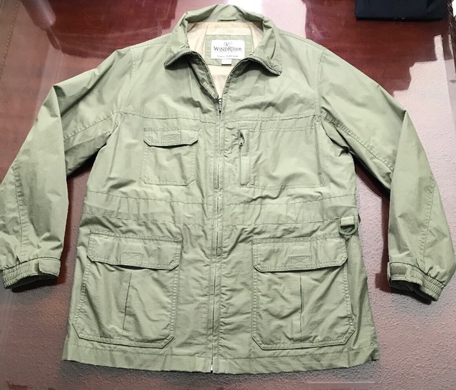 Wind River Outfitting Co Classic Outwear Full Zip Green Men’s Jacket Size Small