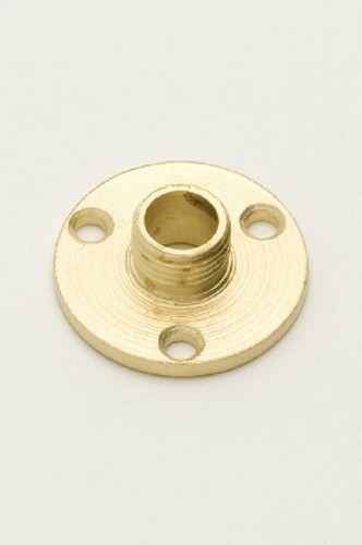 Brass Backplate for Bulb Holders 10mm & 1/2" Thread Wood Turning Lamp Pack of 2 - Picture 8 of 12