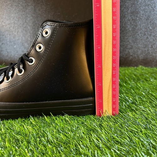 Converse Leather Chuck Taylor All Star High Top Sneakers Shoes Black Womens 8 - Picture 11 of 13