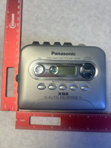 Panasonic RQ-E30V AM/FM Radio Cassette Tape Player Auto Reverse XBS-Cassette OHNE