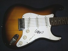 COLDPLAY SIGNED CHRIS MARTIN GUITAR FENDER STARCASTER ULTRA RARE! PROOF JSA WOW!