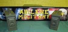 US Military M19A1 aka 30 Cal ammo can 2-Pack NO RUST INSIDE