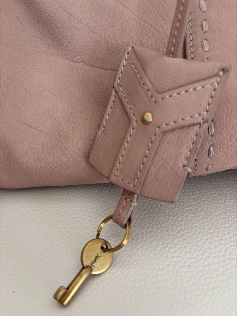 Borsa a tracolla SAINT LAURENT Yves Saint Laurent vintage musa in pelle rosa