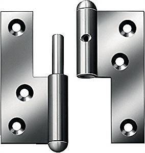 Tueraufschraubbaender rechts 80x72mm