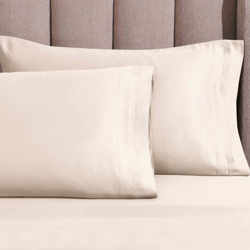 Egyptian Cotton Deep Pocket Solid Luxury 1500 Thread Count 4 Piece Bed Sheet Set - Picture 48 of 113