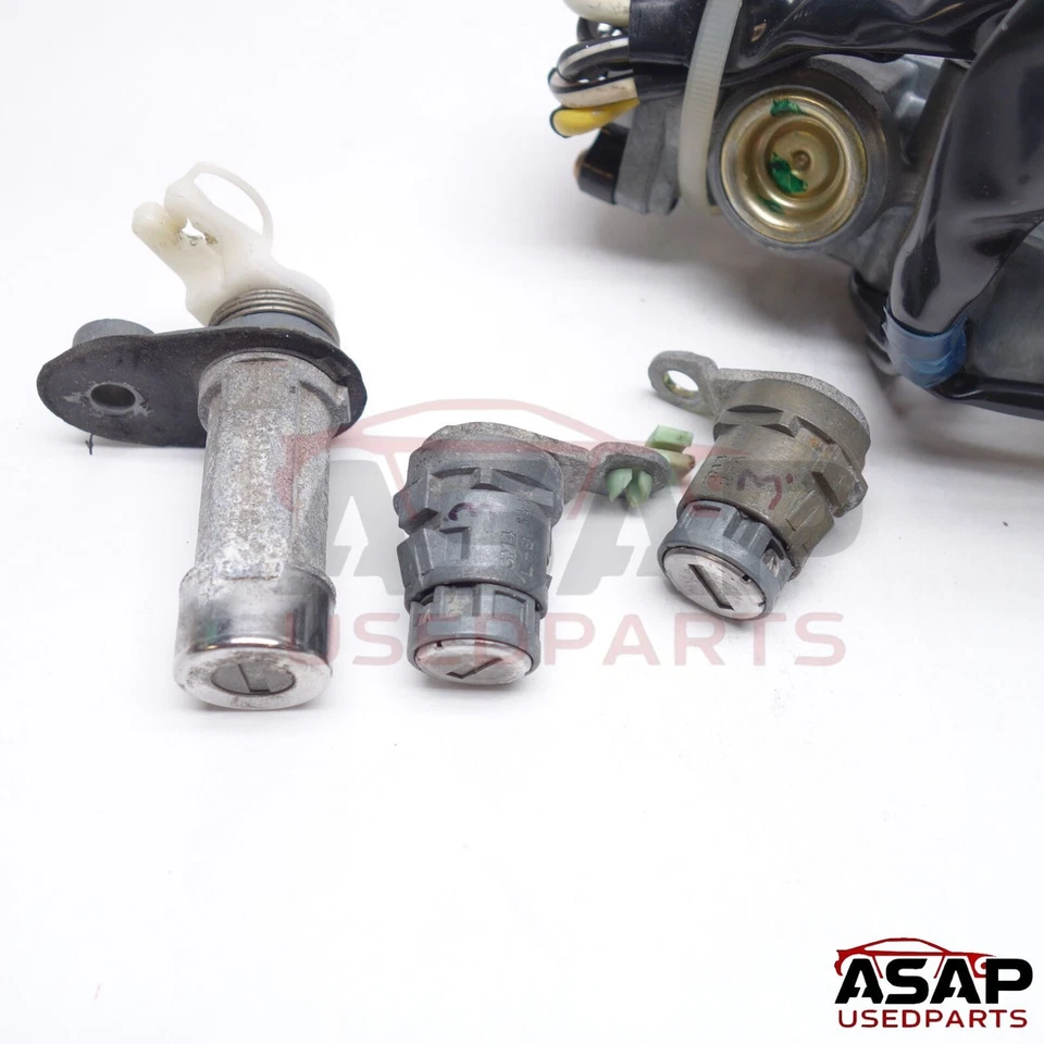 📌 INTERRUPTOR DE ENCENDIDO + JUEGO DE CILINDROS DE CERRADURA DE PUERTA + 2 LLAVES NUEVAS EN HONDA CR-V 1997-2001 Foto 4 de 4