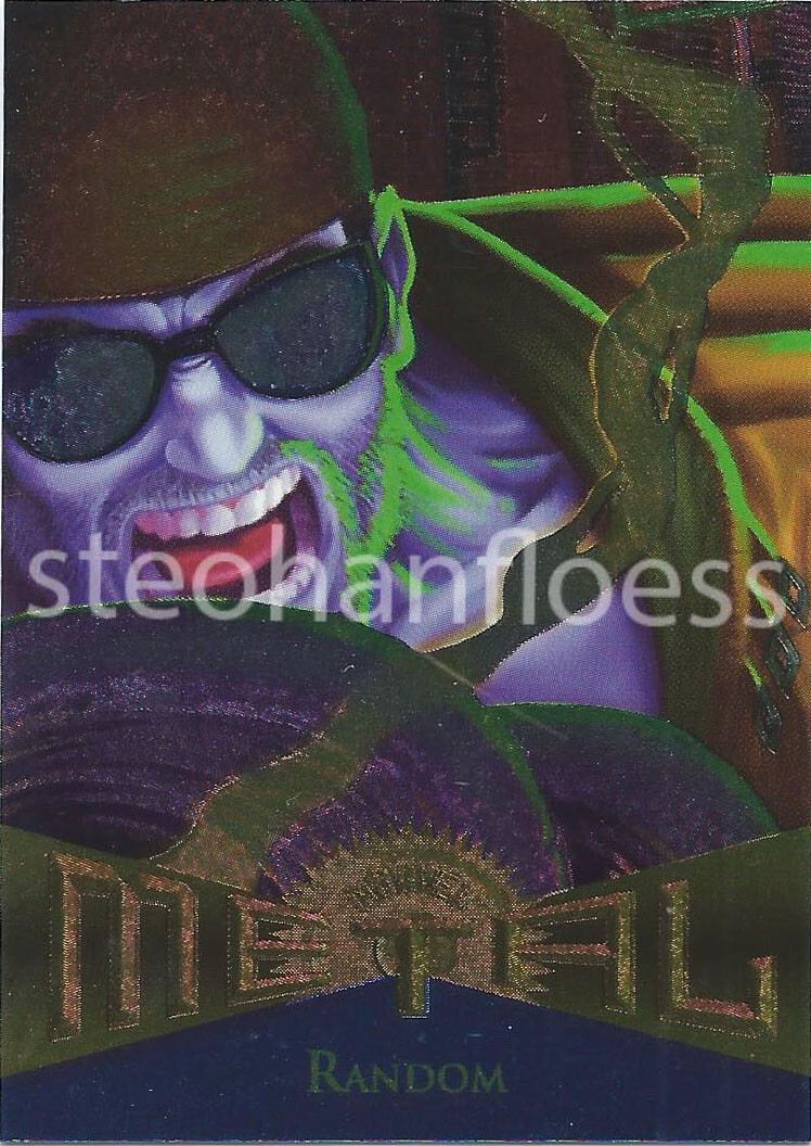 1995 Fleer Marvel Metal Avengers X-Men Base Card You Pick, Complete Your Set