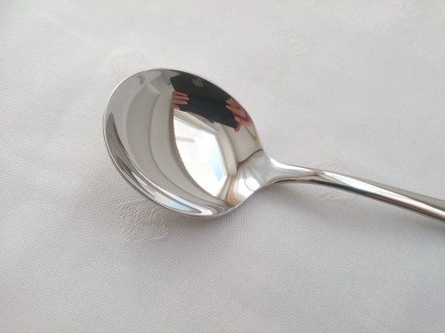 WMF Mittenwald Cromargan 1 Sahnelöffel Tassenlöffel 15,7 cm Neuwertig - mehrere - Picture 2 of 6