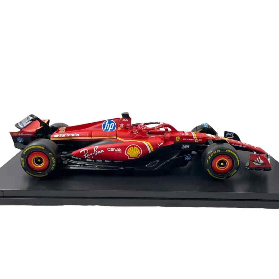 Modellino F1 Bburago 1/18 Signature Ferrari SF-24 C. Leclerc #16 4th Imola GP... - Immagine 4 di 4