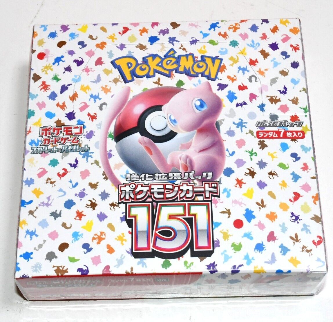Pokemon Card 151 booster Box sv2a mew scarlet violet Japanese NO Plastic  Sealed