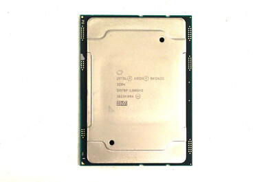 Intel Xeon Bronze 3204 1.90GHz 6-Core 8.25 MB LGA 3647 Processor P/N: SRFBP