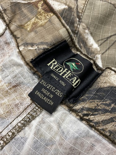 Men 2XL REG RedHead Cargo Pants Realtree Camo Hunting Outdoor RIPSTOP Canvas - Picture 6 of 7