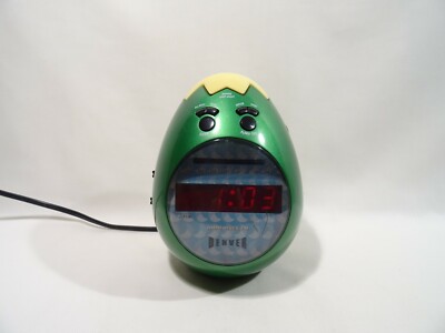 VINTAGE DENVER CALIMERO ALARM CLOCK RADIO WITH NIGHT LIGHT ALARM CLOCK RADIO
