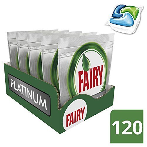 Fairy Platinum Dishwasher Tablets Regular, Pack of 120 - Picture 2 of 7