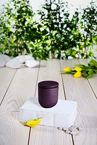 Candellana Candles Candlefort Concrete Candle- Modern I- Violet - Picture 4 of 4