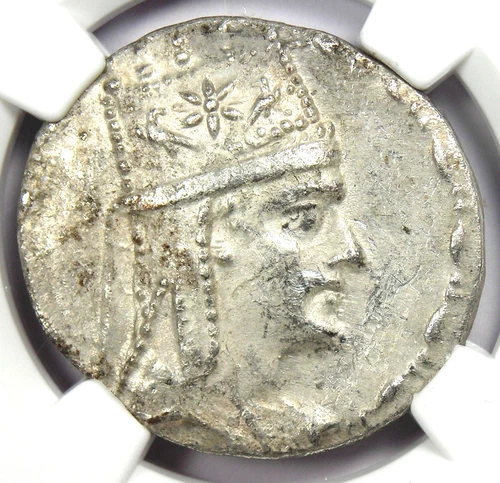Tigranes II AR Tetradrachm Kings of Armenia Coin 95-56 BC - NGC Choice XF (EF)