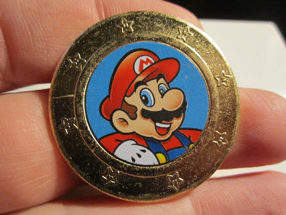 VINTAGE SUPER MARIO BROS COIN NINTENDO - BBA34 | eBay