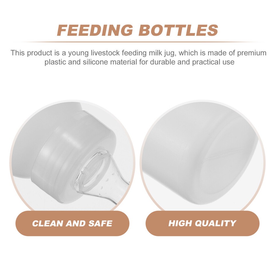 6Pcs Calf Nursing Bottle Lamb Feeding Supplies Dog Feeding Bottle eBay