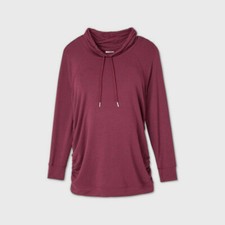 Maternity Sweatshirt - Isabel Maternity by Ingrid  Isabel Dark Red XS