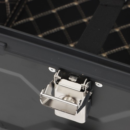 Aluminum 55L Motorcycle Top Case Rear Tail Box Waterproof Luggage Trunk Storage - Picture 6 of 13