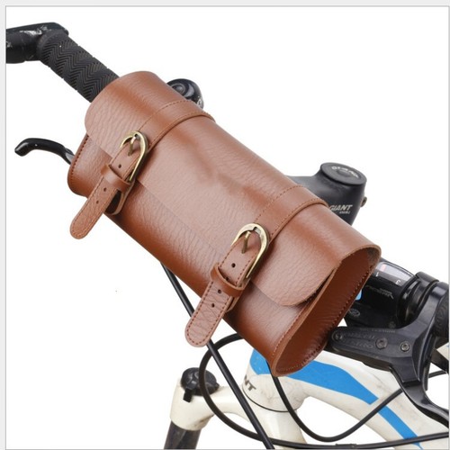 Fahrrad Satteltasche Retro-Lenkertasche Fahrradtasche Werkzeugtasche Ledertasche - Bild 3 von 12