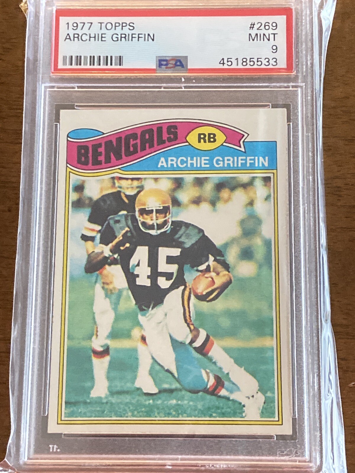1977 Topps Archie Griffin Rookie #269 PSA Mint 9 Bengals RB RC