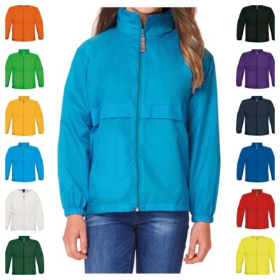 B&C Kinder Jacket Sirocco Kids BCJK950 Regenjacke Windjacke 98-164 
