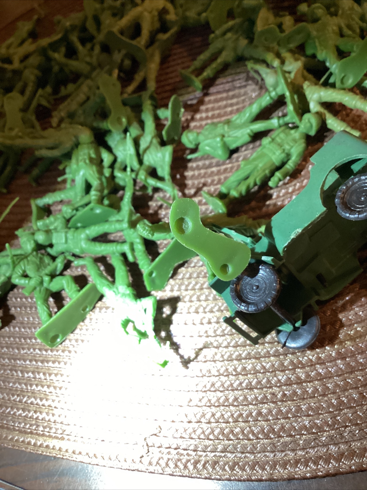 Vintage Plastic Army Toy Soldiers Green MPC Lot eBay