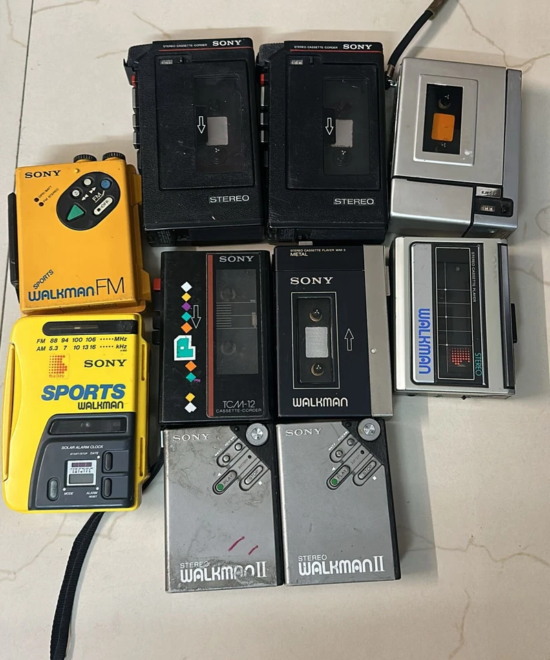 Sony Walkman лот из 10 - Sony Sport WM3 TCM 12 WM2 - Изображение 2 из 3