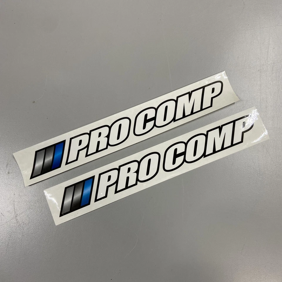 Juego de calcomanías adhesivas de suspensión Pro Comp (juego de 2) 9,5" x 1,5" Foto 3 de 3
