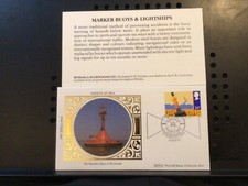 GB Benham FDC 1985- Safety at sea. Marker bouys and lightships